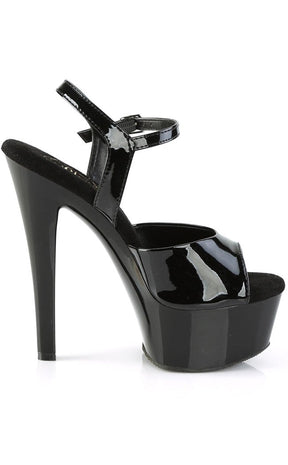 GLEAM-609 White Patent Platform Heels-Pleaser-Tragic Beautiful
