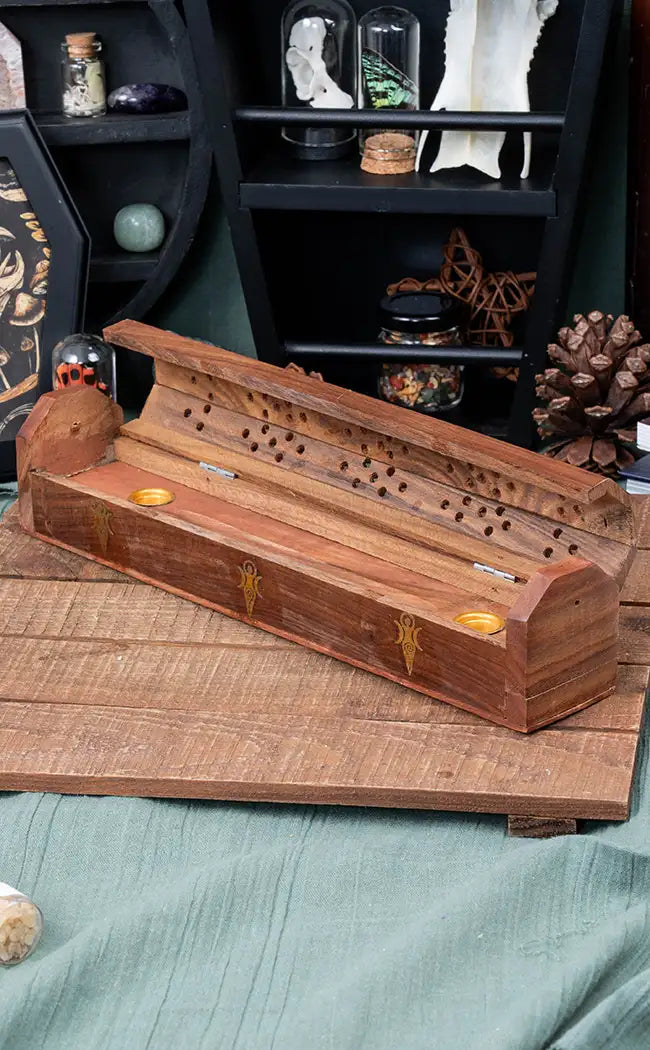 Goddess | Wooden Incense Box