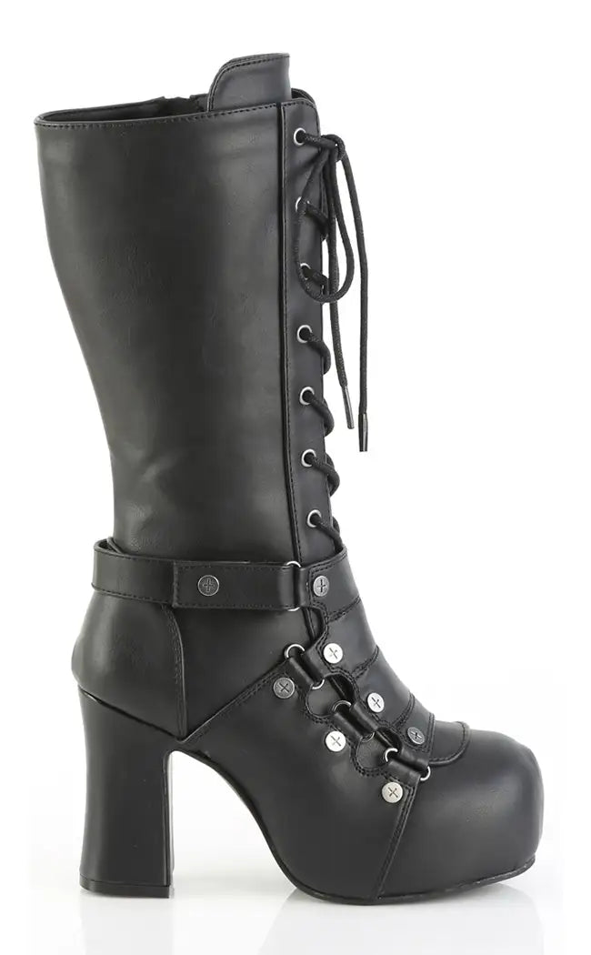 GOTHIKA-152 Dark Steampunk Boots