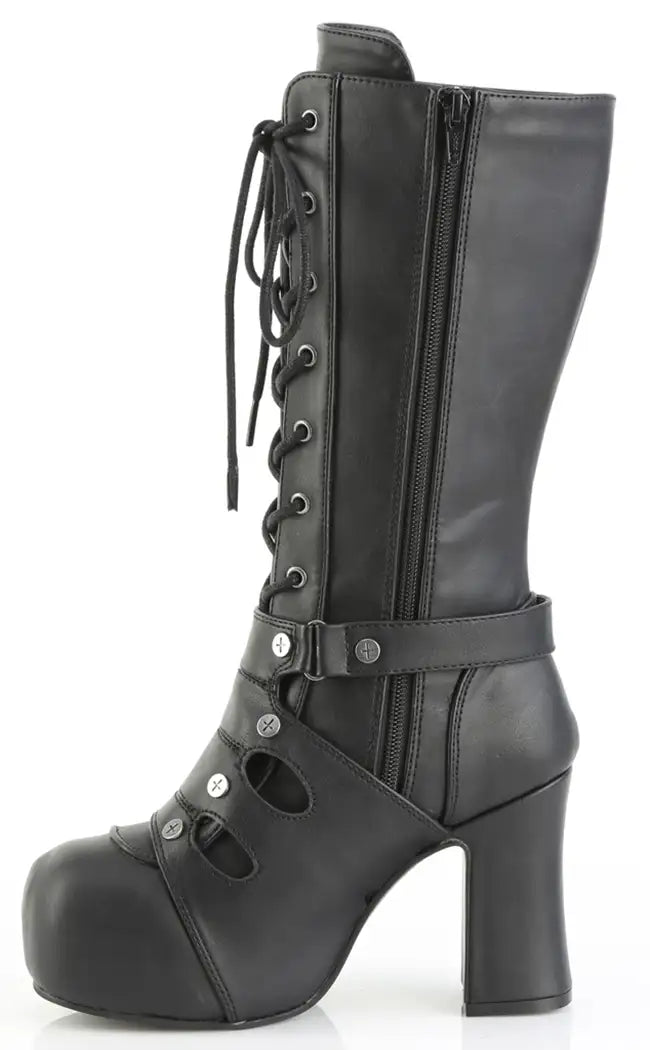 GOTHIKA-152 Dark Steampunk Boots