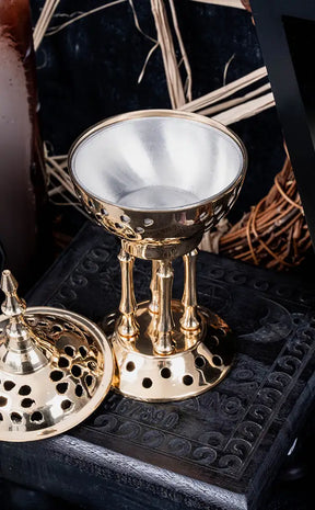 Greek Pedestal Incense Burner