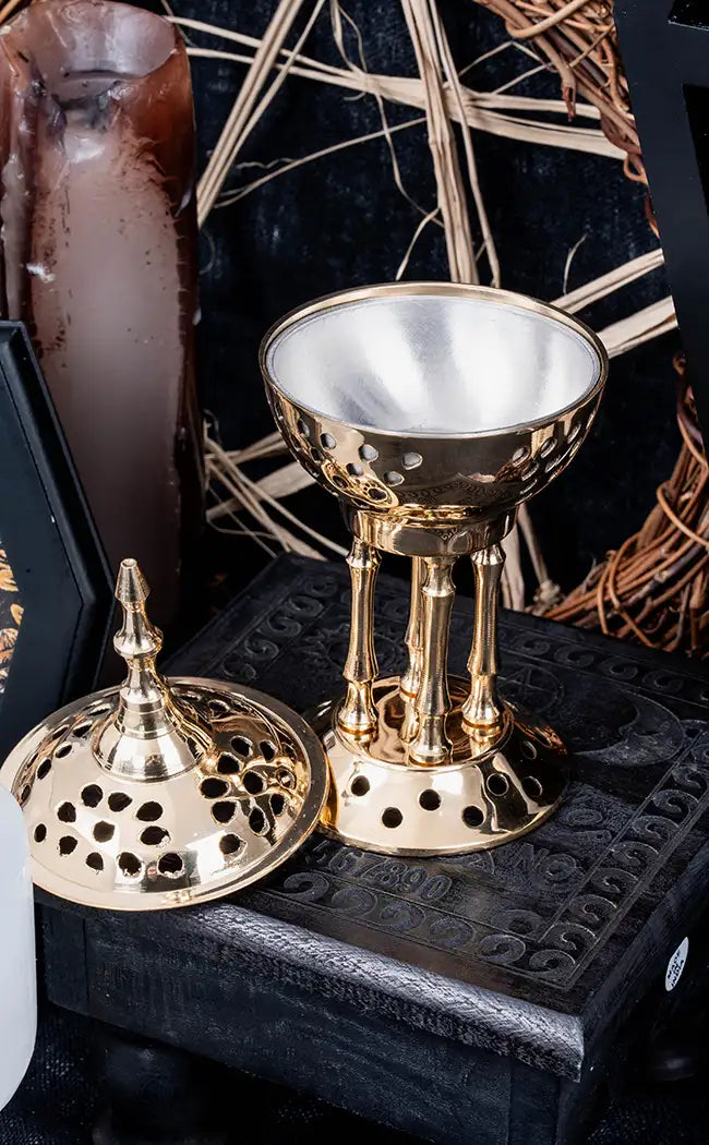 Greek Pedestal Incense Burner