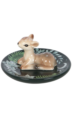 Green Fawn Trinket Dish