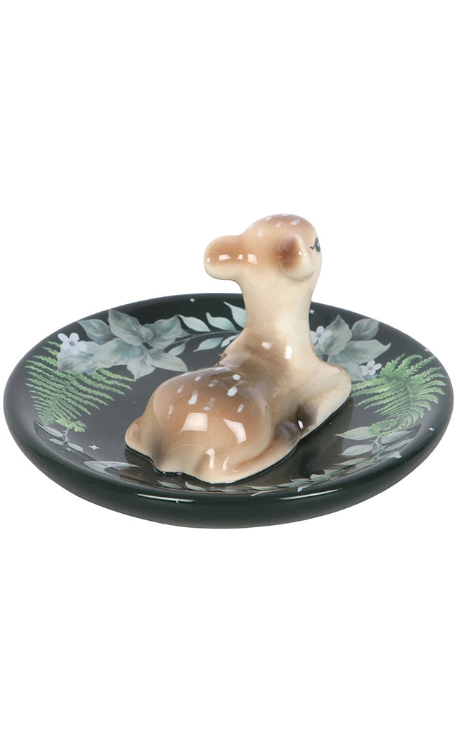 Green Fawn Trinket Dish