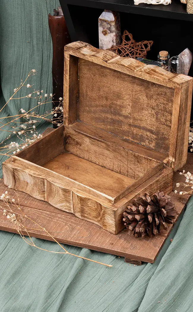 Large Triquetra Wooden Trinket Box