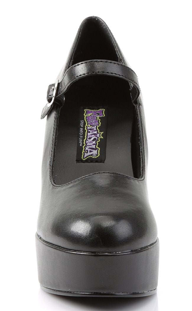 MARYJANE-50 Blk Pu Heels-Funtasma-Tragic Beautiful