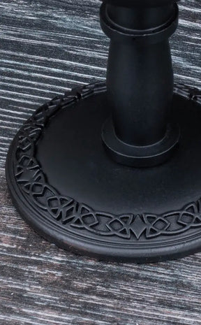 Metal Triple Moon Chime Candle Holder