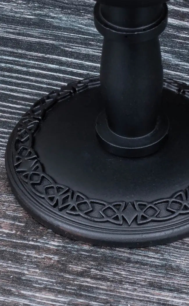 Metal Triple Moon Chime Candle Holder