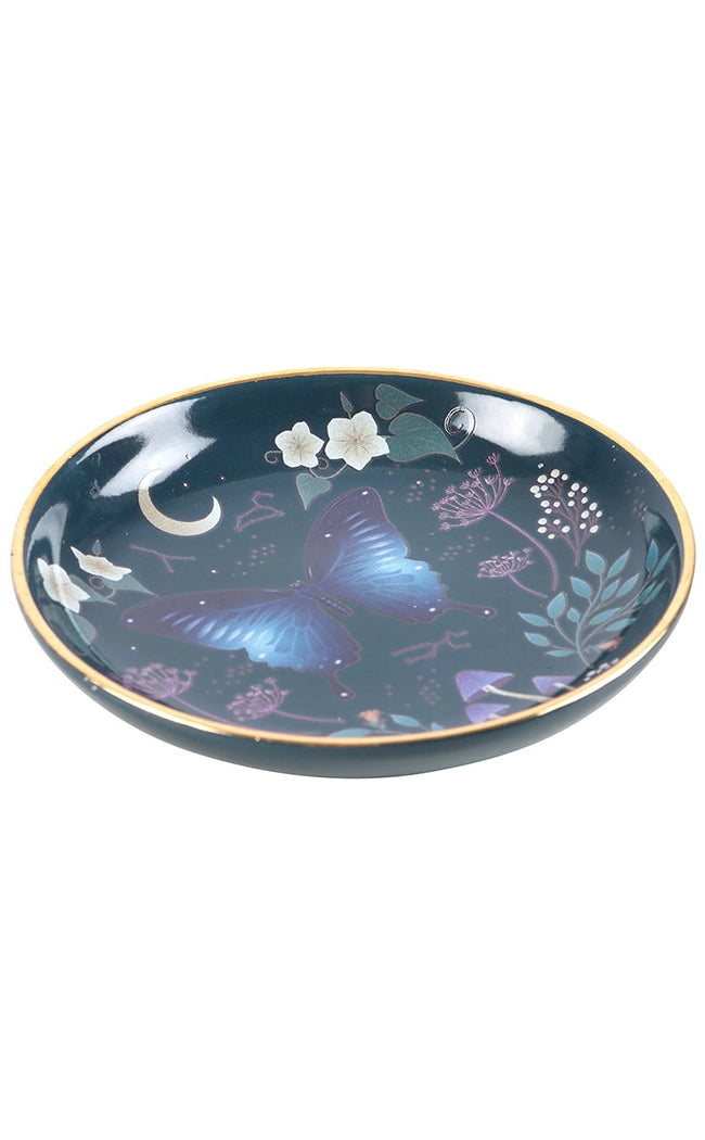 Midnight Moth Trinket Dish
