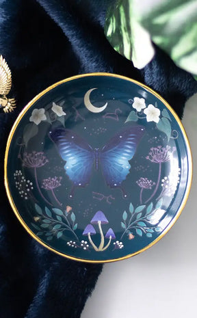 Midnight Moth Trinket Dish
