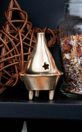 Mini Brass Incense Burner