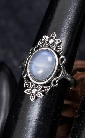 Moonstone Stainless Steel Ring