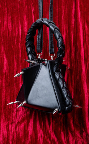 Pyramid Rope Bag Mortelle Pyramid Spiked Bag