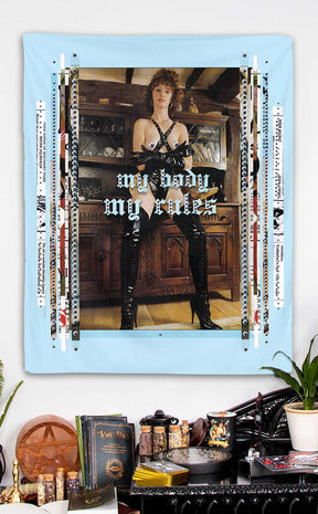 My Body, My Rules | Charity Art Tapestry-Tragic Beautiful x MHG-Tragic Beautiful
