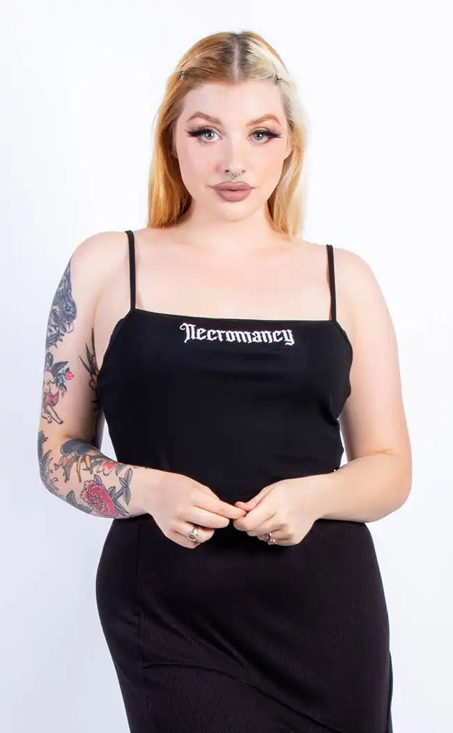 Necromancy Crop Tank Top-Sweet Vengeance-Tragic Beautiful