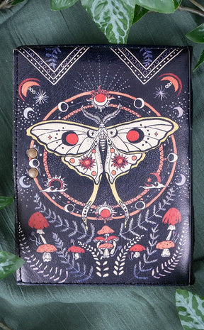 Night Trip Leather Journal Grimoire