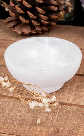 Pink Mangano Calcite Crystal Bowl