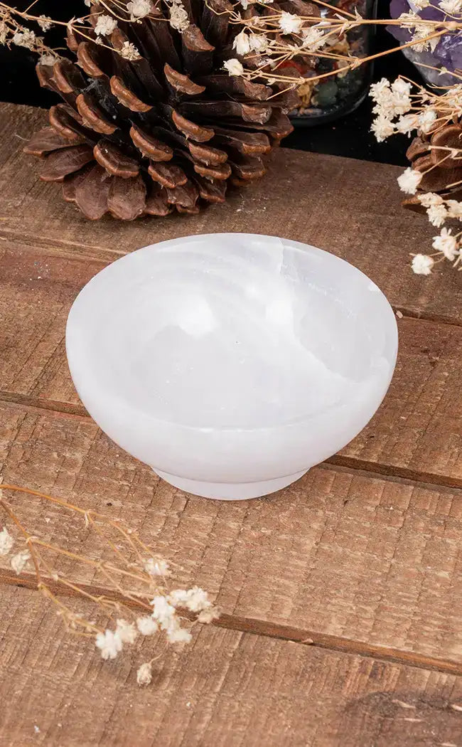 Pink Mangano Calcite Crystal Bowl