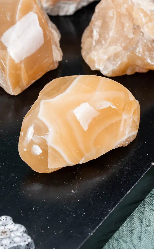 Polished Orange Calcite