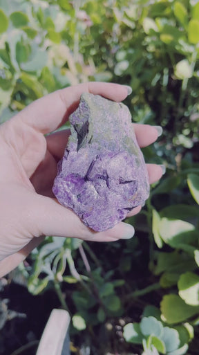 Purple Stitchite & Serpentine | Atlantisite | Rare