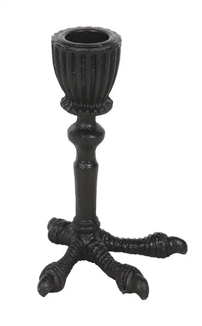 Raven Claw Taper Candle Holder