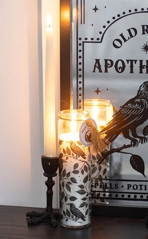Raven Claw Taper Candle Holder