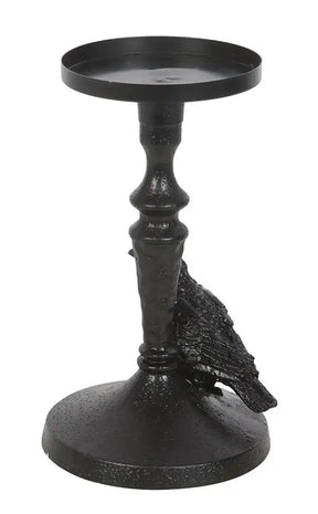 Raven Pillar Candle Holder