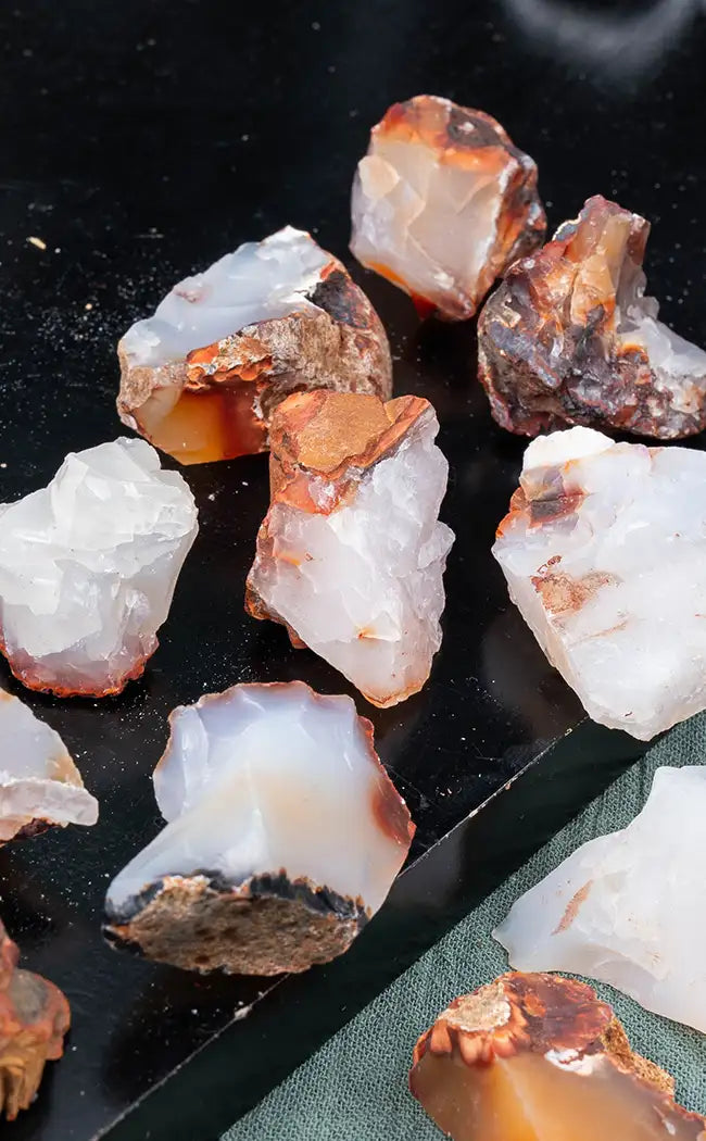 Raw Rough Carnelian Chunks