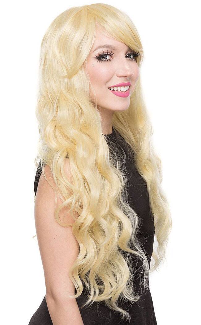 Riza Long Light Blonde Wavy Wig-Rockstar Wigs-Tragic Beautiful