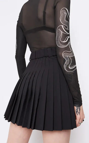 Rochelle Pleated Mini Skirt-Mary Wyatt-Tragic Beautiful