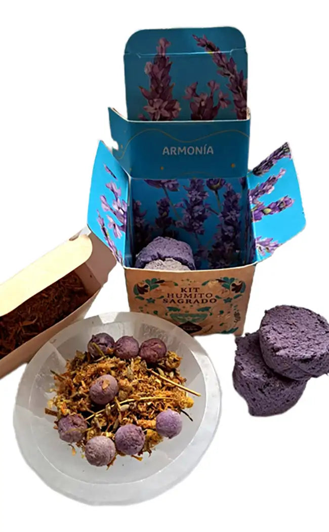 Sacred Smoke Incense Charcoal and Herbs Kit | Harmony