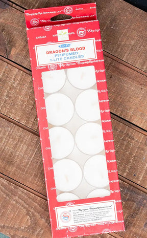 Satya Tea Light Candles | Dragon's Blood