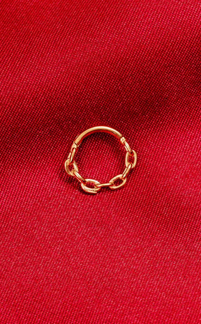 Septum Ring | Seethe [Gold]