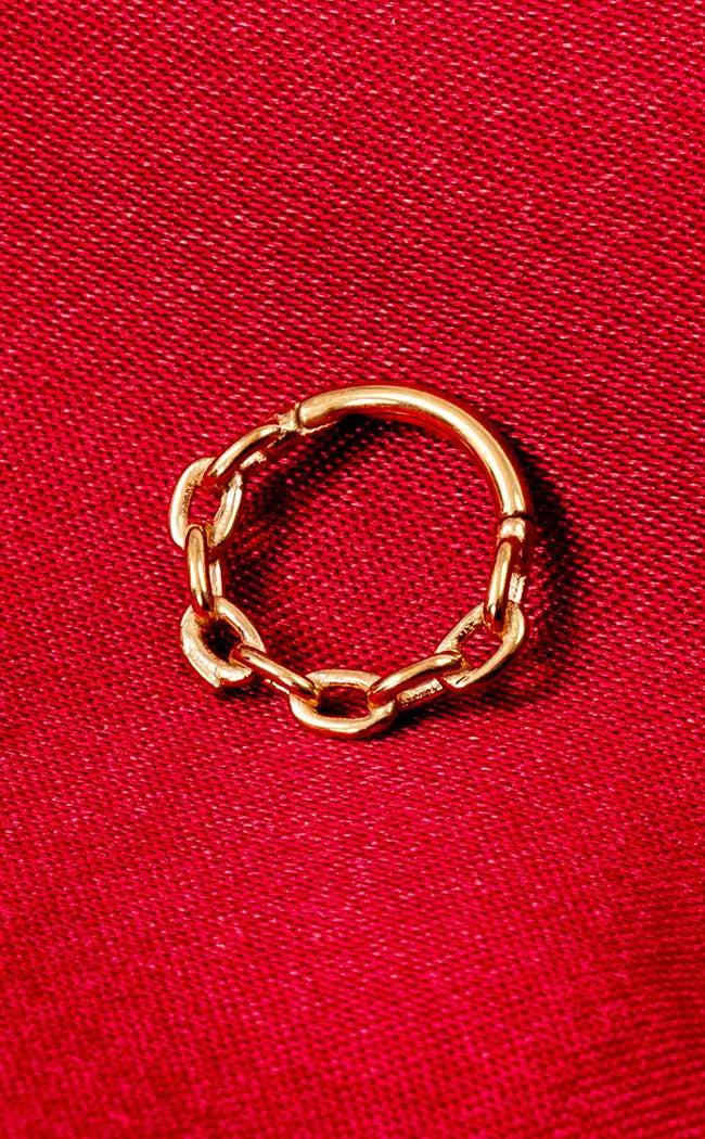 Septum Ring | Seethe [Gold]