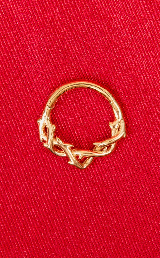 Septum Ring | Snare [Gold]