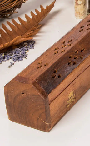 Skull | Wooden Incense Box