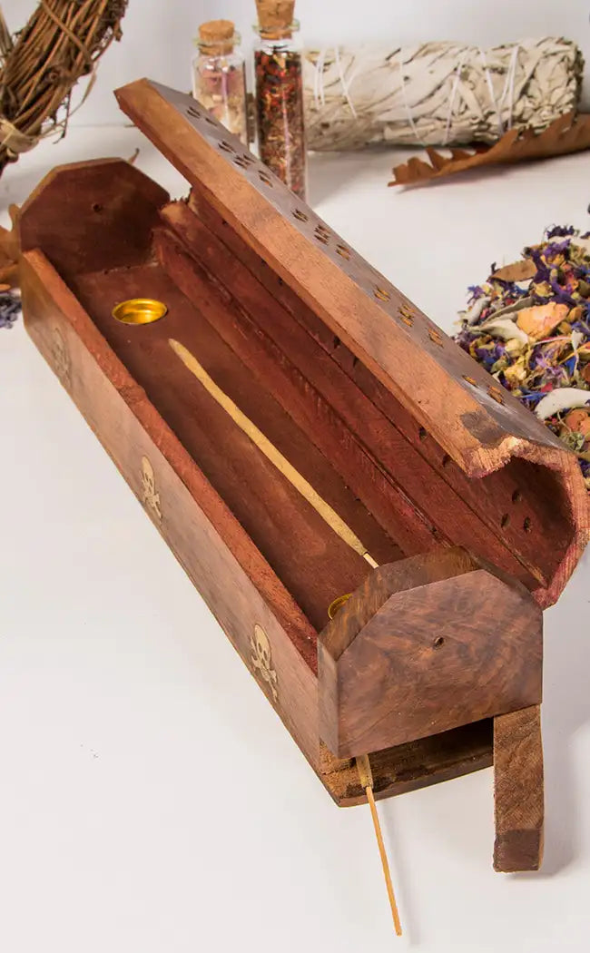 Skull | Wooden Incense Box