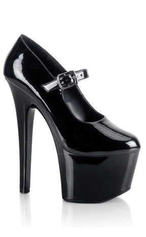 SKY-387 Black Heels-Pleaser-Tragic Beautiful