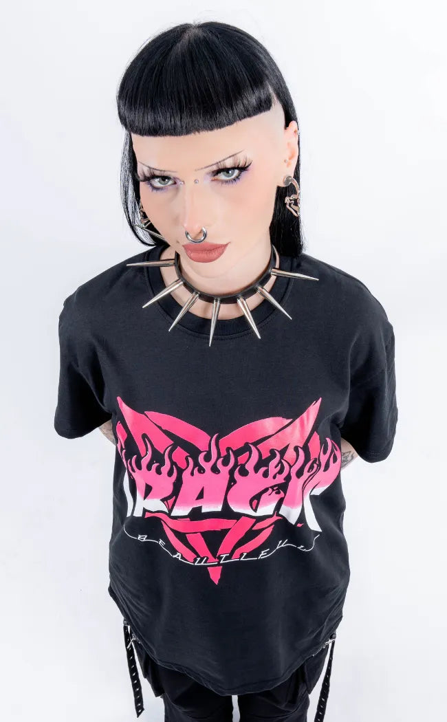 Tragic Sk8r Pink T-Shirt | Gothic Clothing Australia Tragic Beautiful