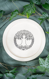 Tree of Life Offering Plate | White