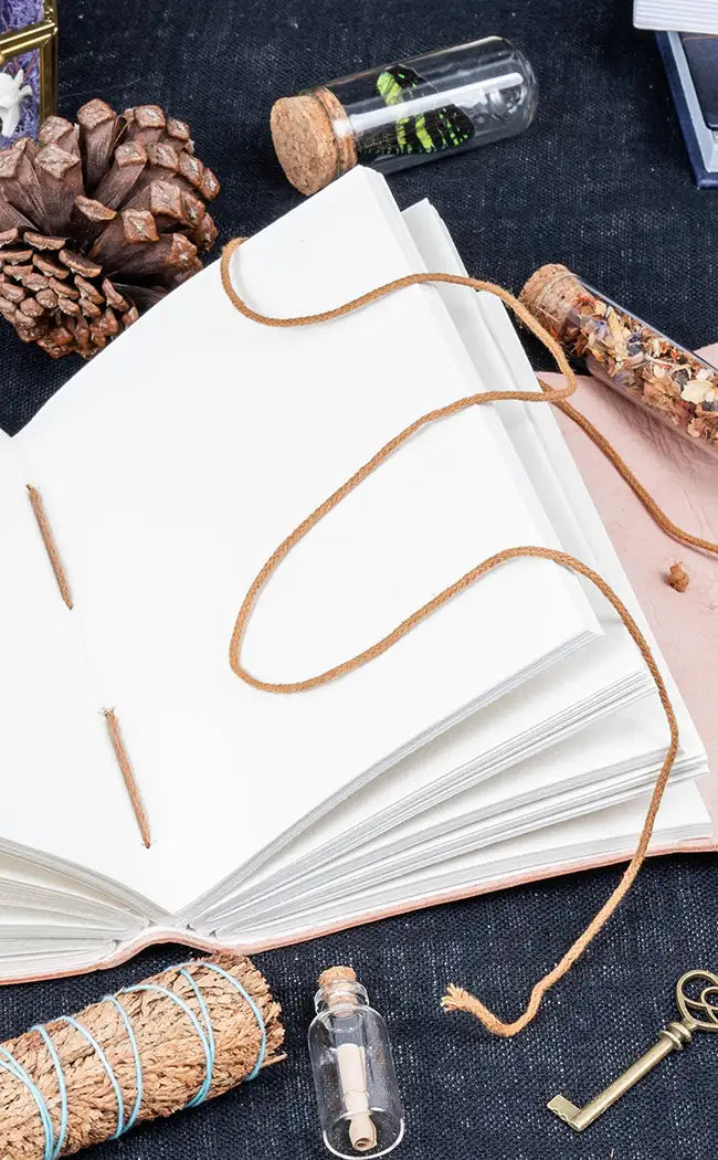 Triple Moon Handmade Leather Journal