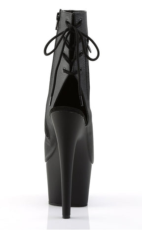 ADORE-1018 Black Patent Ankle Boots-Pleaser-Tragic Beautiful