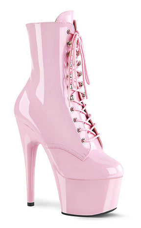 ADORE-1020 Baby Pink Ankle Boots-Pleaser-Tragic Beautiful