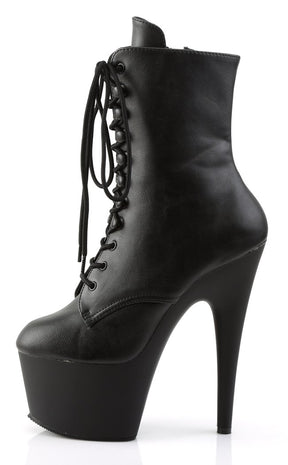 ADORE-1020 Black Matte Ankle Boots-Pleaser-Tragic Beautiful