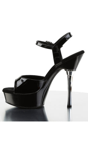 ALLURE-609 Black Patent Heels-Pleaser-Tragic Beautiful