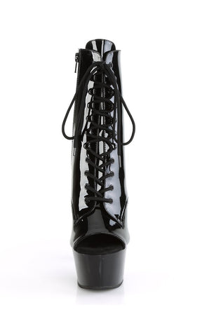 ASPIRE-1021 Black Patent Ankle Boots-Pleaser-Tragic Beautiful