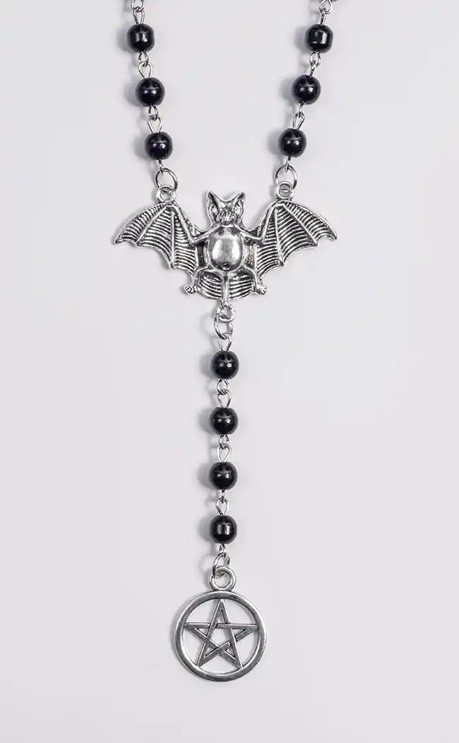 Akasha Rosary Necklace-Gothic Jewellery-Tragic Beautiful