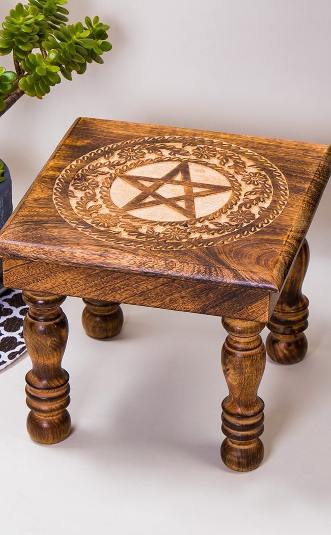 Altar Table Square Pentagram-TB-Tragic Beautiful