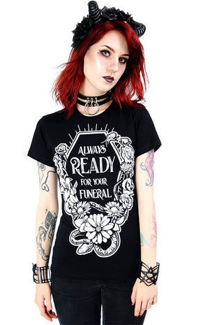 Restyle Clothing Australia | Always Ready Classic T-shirt | Goth Tees