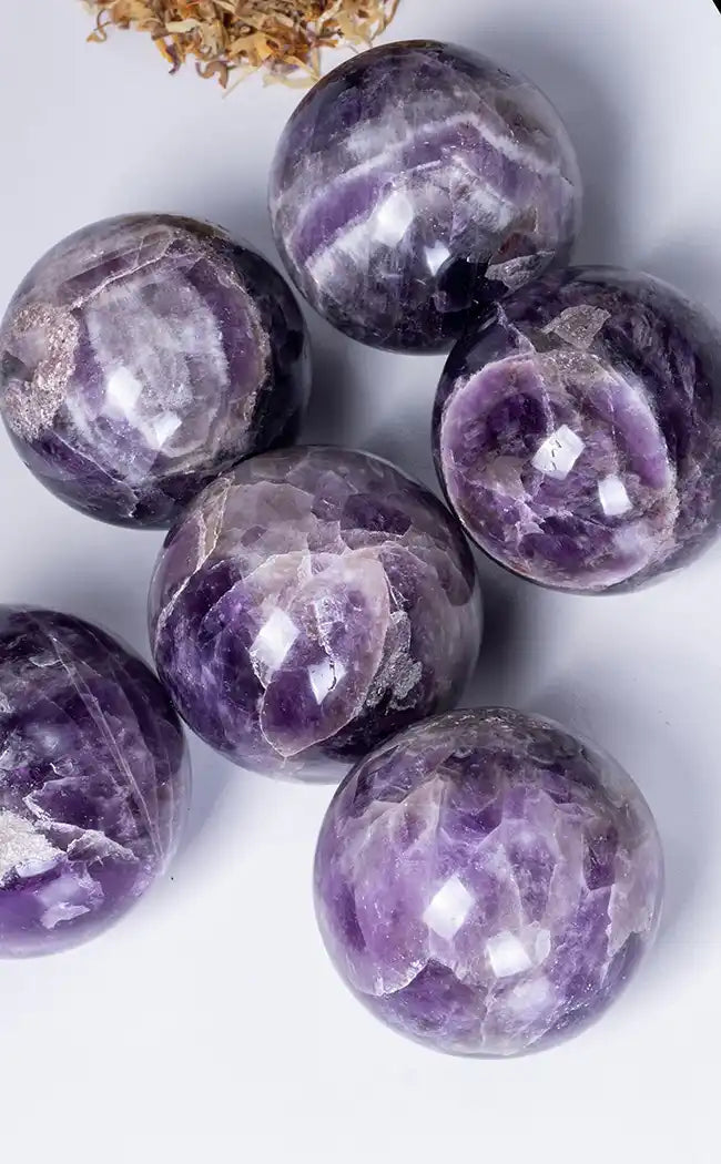 Amethyst Spheres-Crystals-Tragic Beautiful